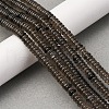 Natural Ice Obsidian Beads Strands G-L624-H17-6x2mm-2