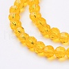 Glass Beads Strands X-EGLA-J042-4mm-22-3