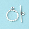 Tibetan Style Toggle Clasps TIBEP-A12208-S-LF-1