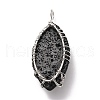 Natural Lava Rock Big Pendants KEYC-F019-01P-2