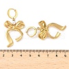 304 Stainless Steel Bowknot Hoop Earrrings EJEW-U065-04G-3