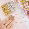 SOFPLATE 400pcs 2 Colors Brass Rhinestone Spacer Beads RB-SP0001-03A-3