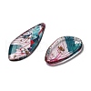 4Pcs Transparent Epoxy Resin Butterfly Wings Pendants RESI-C057-02B-2