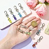 Angel Glass & Alloy Pendant Decoration HJEW-YW00026-01-4