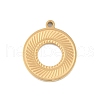 Ion Plating(IP) 304 Stainless Steel Pendants STAS-C108-19G-1