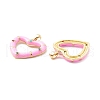 Rack Plating Brass Micro Pave Colorful Cubic Zirconia Pendants KK-D073-07G-04-2
