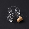 Flat Round Miniature Glass Bottles GLAA-H019-05A-4