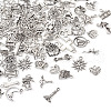 Kissitty 120Pcs 30 Style Tibetan Style Alloy Pendants FIND-KS0001-19-13