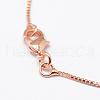 Rack Plating Brass Handmade Necklace Making CHC-E012-03RG-FF-3