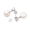 Mother's Day Jewellery 925 Sterling Silver Studs Earring EJEW-H002-20P-2