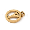 304 Stainless Steel Charms
with Jump Ring STAS-R001-02G-Y-2