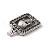 304 Stainless Steel Manual Polishing Pendants STAS-G267-09AS-3