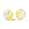 Transparent Crackle Acrylic Beads CACR-N004-01A-1