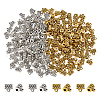 DICOSMETIC 200Pcs 2 Colors Tibetan Style Alloy Tube Bails FIND-DC0005-74-1