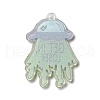 Space Theme Translucent Resin Pendants RESI-K019-11B-3