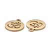 201 Stainless Steel Pendants STAS-D451-25G-3