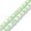Imitation Jade Glass Beads Strands EGLA-K015-04C-1