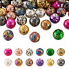 Craftdady 120Pcs 12 Style Electroplated Natural Lava Rock Beads Strands G-CD0001-01B-11
