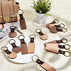   16Pcs 4 Styles Wooden Pendant Keychain KEYC-PH0002-06-5