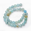 Natural Agate Beads Strands G-J361-01-8mm-3