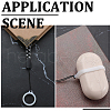 Gorgecraft 60Pcs 2 Style Silicone Pendant SIL-GF0001-43D-5