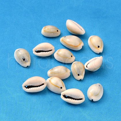 Natural Cowrie Shell Beads X-BSHE-S049-1