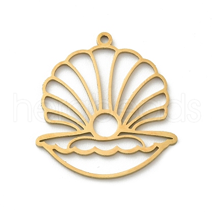 201 Stainless Steel Pendants STAS-I332-03G-1