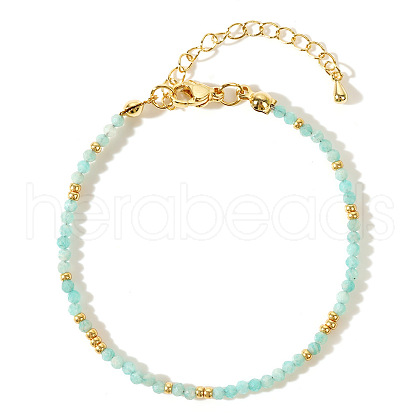 Bohemian Style Natural Aquamarine Beaded Bracelets Women's Fashion Accessory WQ4468-3-1