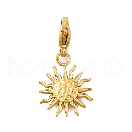 Sun 304 Stainless Steel Pendant Decorations STAS-R159-63G-1