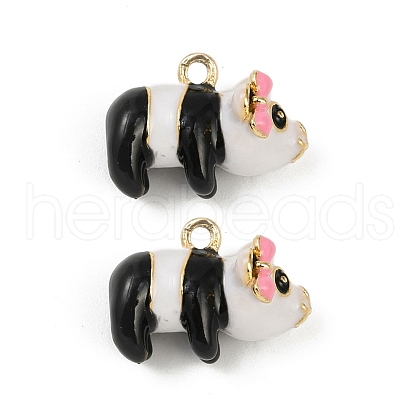 Alloy Enamel Animal Cartoon Pendants PALLOY-R158-02LG-04-1