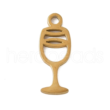 304 Stainless Steel Charms STAS-G355-05A-G-1