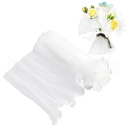  2Bags Pleated Gauze Yarn Flower Bouquets Wrapping Packaging OP-NB0001-13B-1