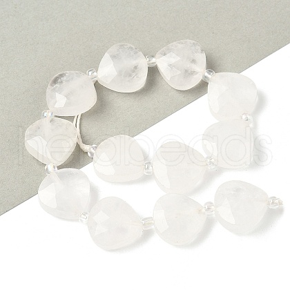Natural Quartz Crystal Beads Strands G-D316-A20-1