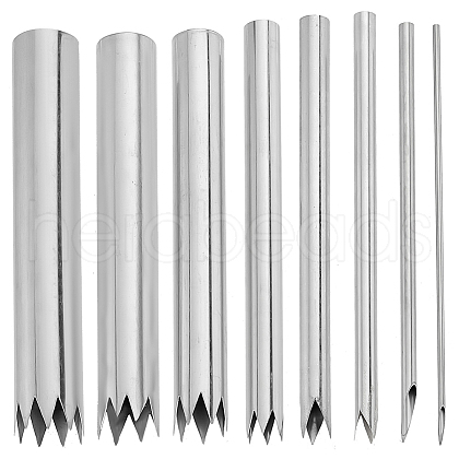 304 Stainless Steel Ceramic & Clay Craft Hole Puncher TOOL-WH0159-12P-1