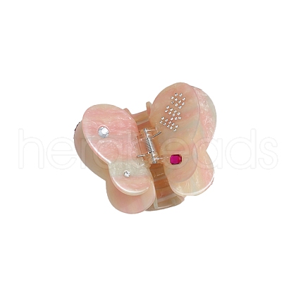 Double-Deck Butterfly Cellulose Acetate(Resin) Claw Hair Clips PW-WG3EC24-07-1