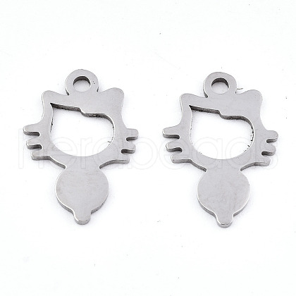 Non-Tarnish 201 Stainless Steel Pendants STAS-S081-026-1
