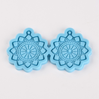 Flower Pendant Silicone Molds DIY-TAC0010-23-1