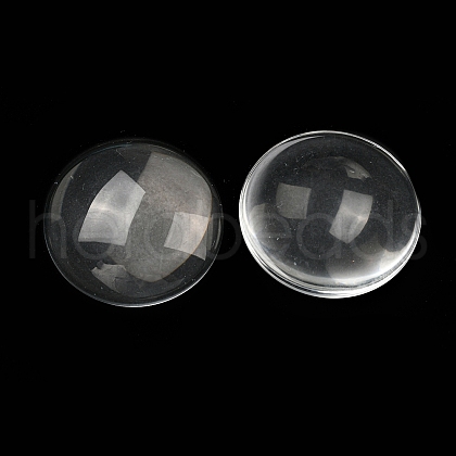 Transparent Glass Cabochons GGLA-G013-1