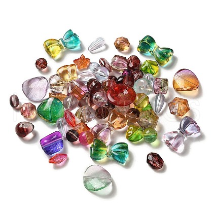 Transparent Acrylic Beads MACR-K359-07-1