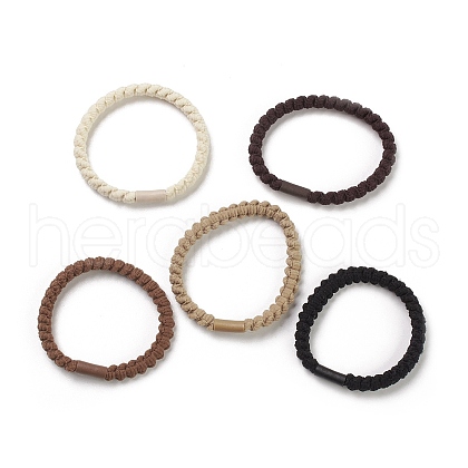 Nylon Elastic Hair Ties OHAR-G015-08-1
