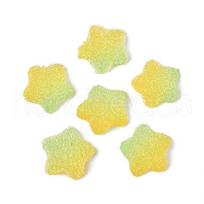 Imitation Candy Food Style Resin Cabochons RESI-R461-02F-1