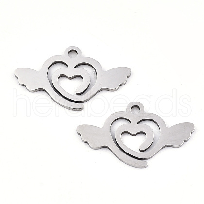 Non-Tarnish 201 Stainless Steel Charms STAS-S081-079-1