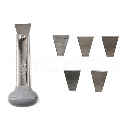 201 Stainless Steel Leather Shoes Push Knife TOOL-U002-03P-1