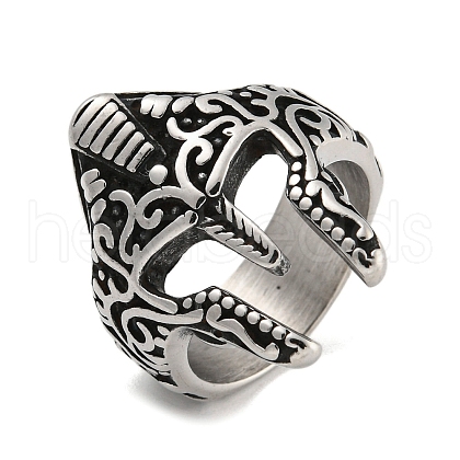 304 Stainless Steel Ring RJEW-B055-04AS-22-1