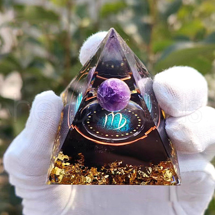 Orgonite Pyramid Resin Energy Generators PW-WG81790-02-1