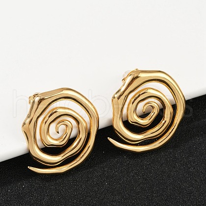 304 Stainless Steel Stud Earrings EJEW-U071-02B-G-1