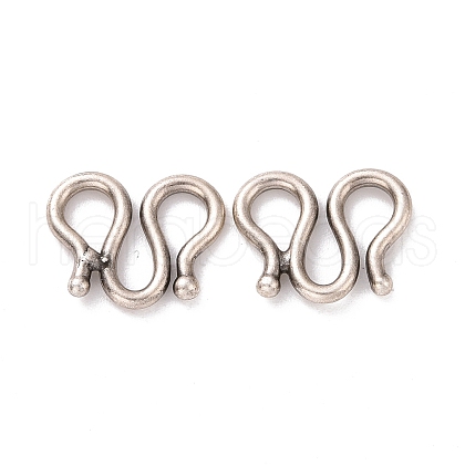 925 Sterling Silver S-hook Clasps STER-D036-16AS-1