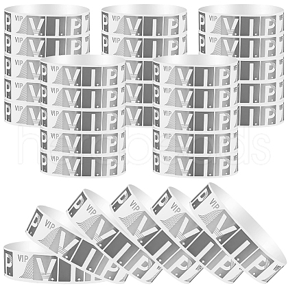 CREATCABIN 100Pcs Paper Disposable Wristbands BJEW-CN0001-10B-1