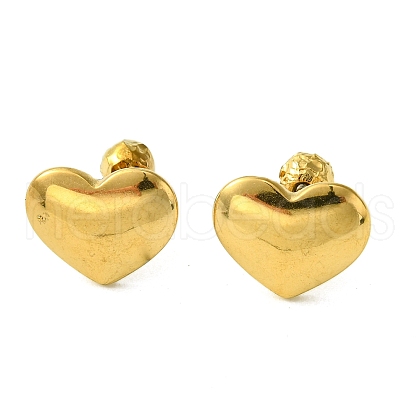 Ion Plating(IP) 304 Stainless Steel Ear Studs EJEW-Q801-01G-1