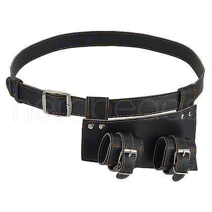 PU Leather Belt Sword Holder for Medieval Renaissance Cosplay Props AJEW-WH0248-585-1